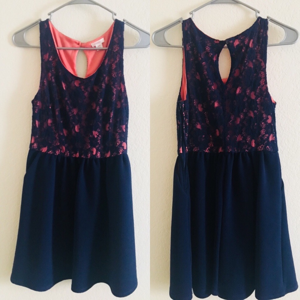 💖Navy Blue Xhilaration dress!!💖